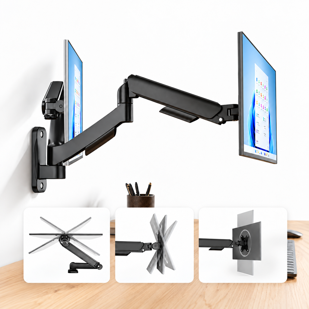 Monitor Wandhalterung für 1 Monitor 13-32" / 9kg, VESA 75/100