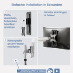 Höhenverstellbarer VESA Adapter VertiFlex