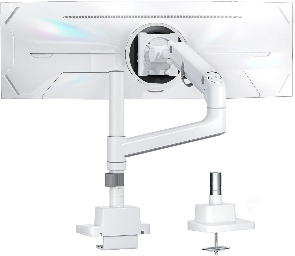 Monitor Halterung 1 Monitor mit Stange für 17–57" Monitore, bis 27 kg, extreme Traglast, VESA 75/100