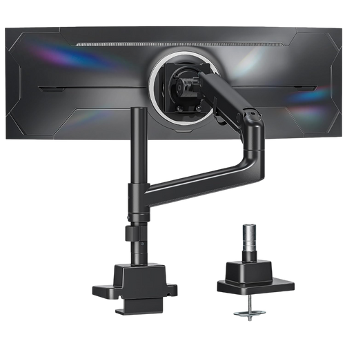 Monitor Halterung 1 Monitor mit Stange für 17–57" Monitore, bis 27 kg, extreme Traglast, VESA 75/100