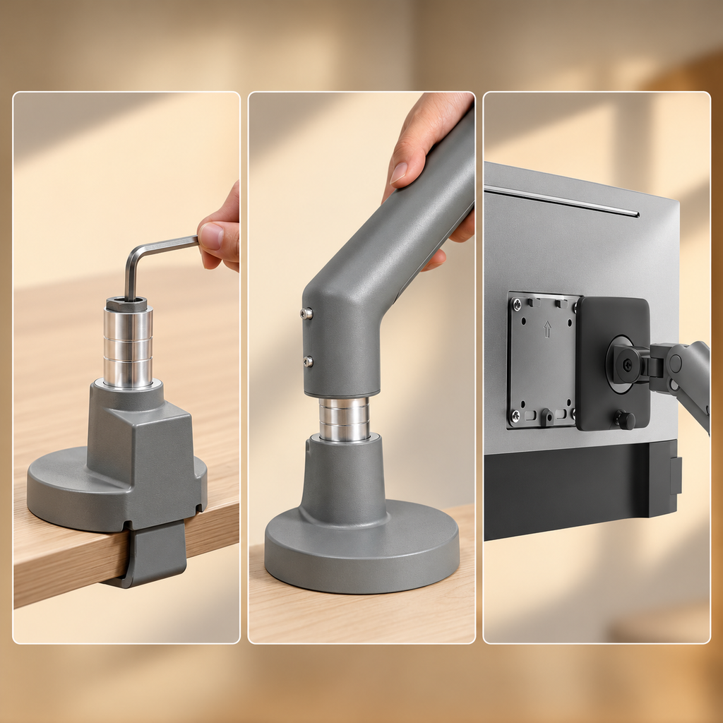 3IDEE® FlexiPro · Monitorhalterung für 1 Monitor
