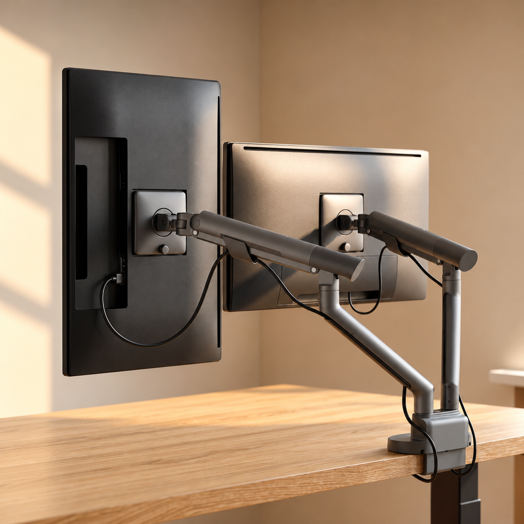 3IDEE® FlexiPro · Monitorhalterung für 2 Monitore