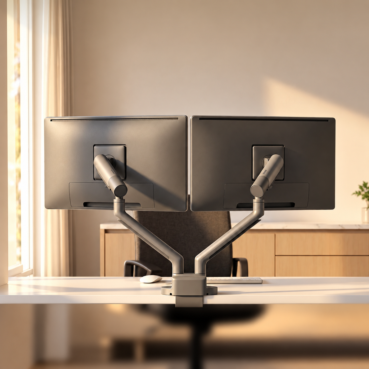 3IDEE® FlexiPro · Monitorhalterung für 2 Monitore