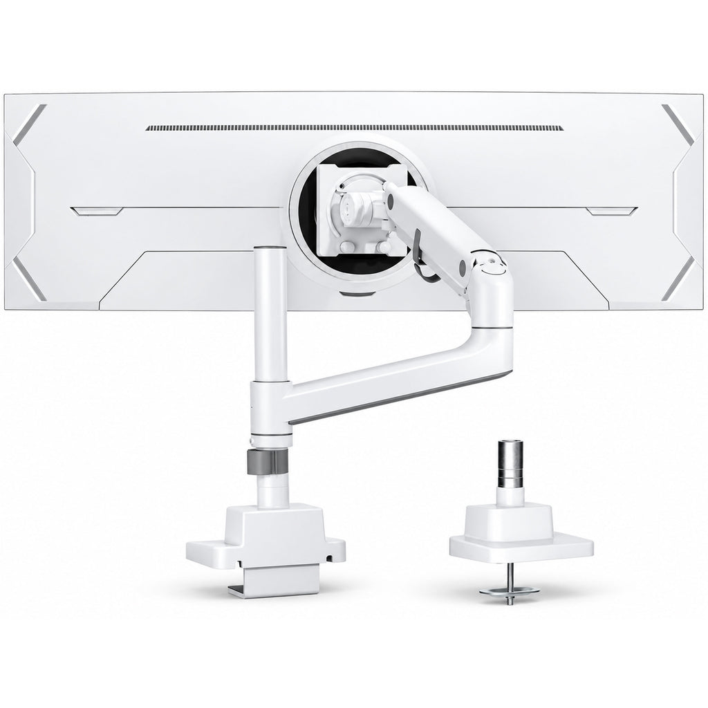 Single monitor mount with pole for 17–57" monitors, up to 27 kg, extreme load capacity, VESA 75/100