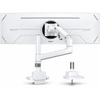 Single monitor mount with pole for 17–57" monitors, up to 27 kg, extreme load capacity, VESA 75/100