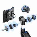Monitor Wall Mount for 1 Monitor 24-57" / 27kg, VESA 75/100/200