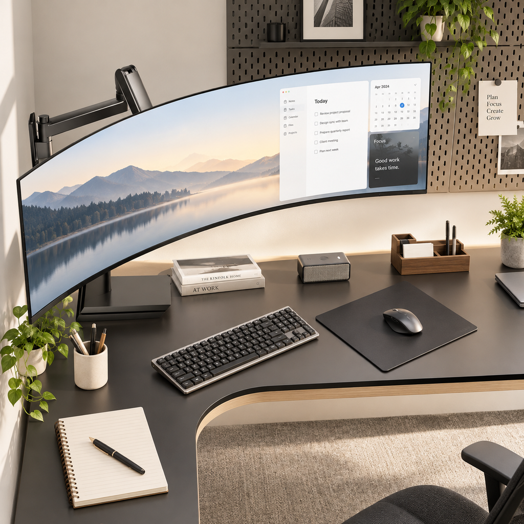 Monitor Wall Mount for 1 Monitor 24-57" / 27kg, VESA 75/100/200