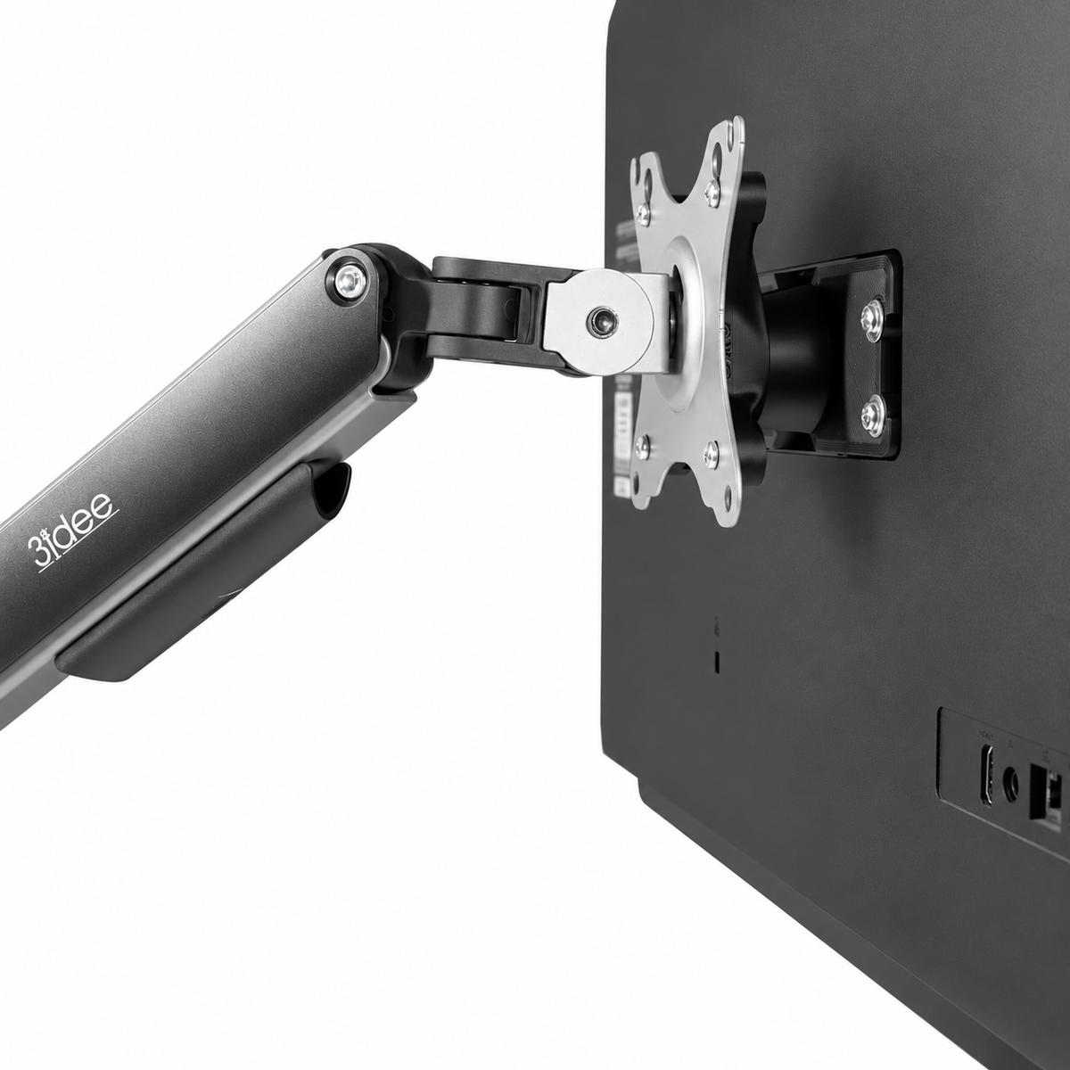 3IDEE VESA Adapter für Acer Aspire Monitor (Z3-710, Z3-715) - Monitor Halterung Adapter 75x75 mm - für Monitore ohne VESA Anschluss zur Montage an Einer Monitor- oder Wandhalterung