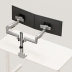 3IDEE® ONE Monitor Mount · 2 Monitors · spring-assisted, adjustable · with pole