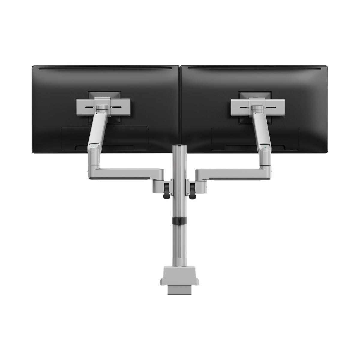 3IDEE® ONE Monitor Mount · 2 Monitors · spring-assisted, adjustable · with pole