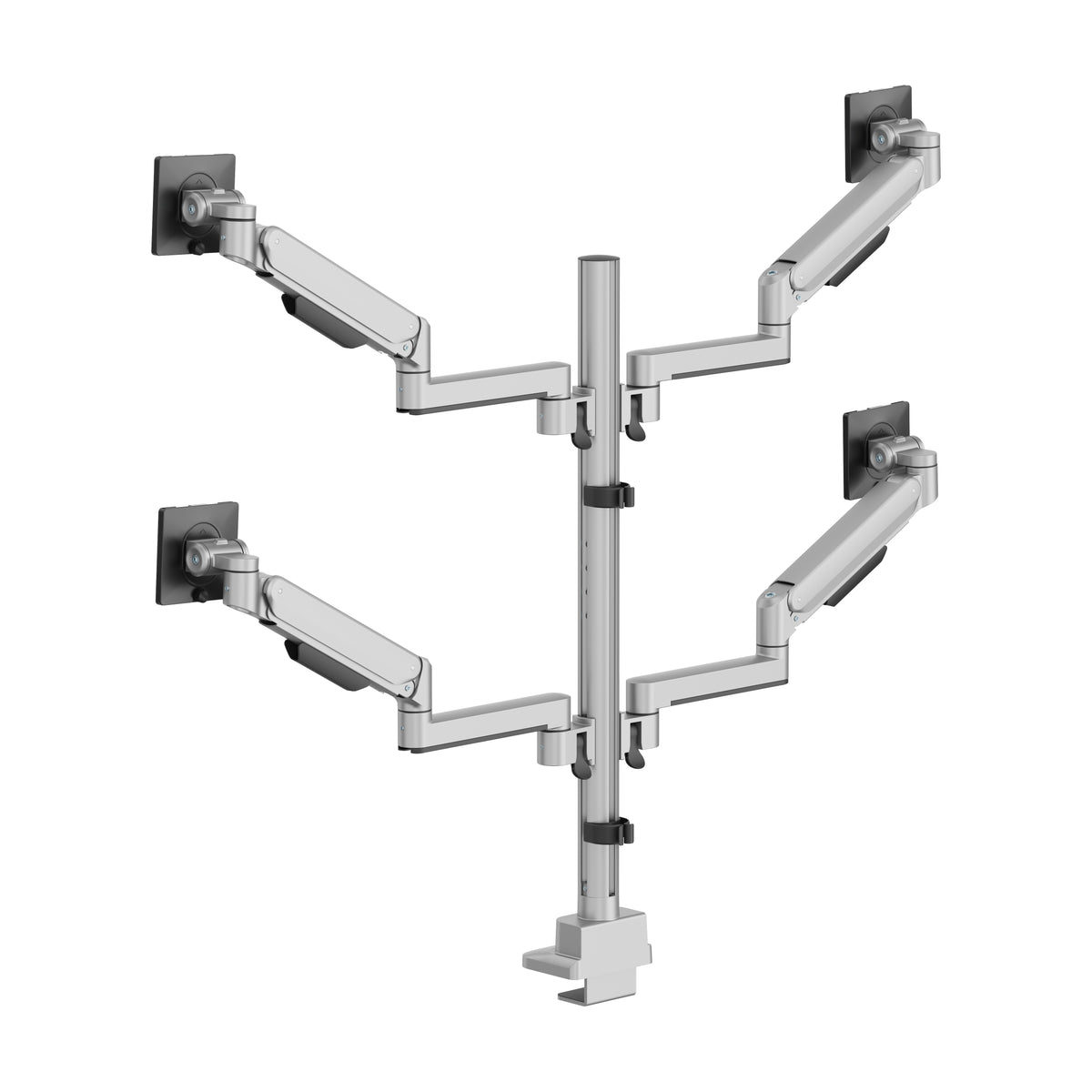 3IDEE® ONE Monitor Mount · 4 monitors · two over two · extended pole