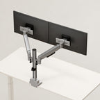 3IDEE® ONE Monitor Mount · 2 Monitors · space-saving, adjustable · with pole
