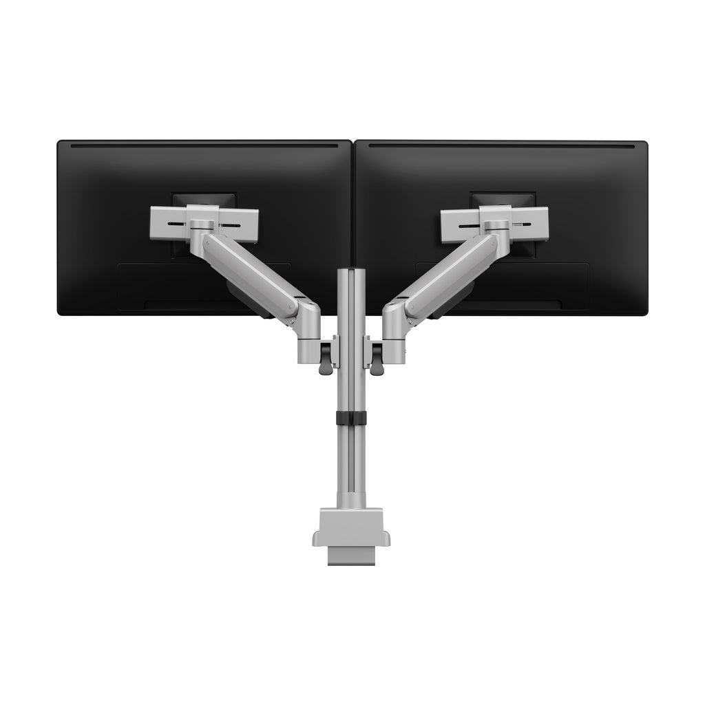 3IDEE® ONE Monitor Mount · 2 Monitors · space-saving, adjustable · with pole