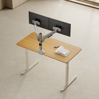 3IDEE® ONE Monitor Mount · 2 Monitors · space-saving, adjustable · with pole