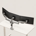 3IDEE® ONE Monitor Mount · 3 Monitors · Spring-Assisted · with Pole