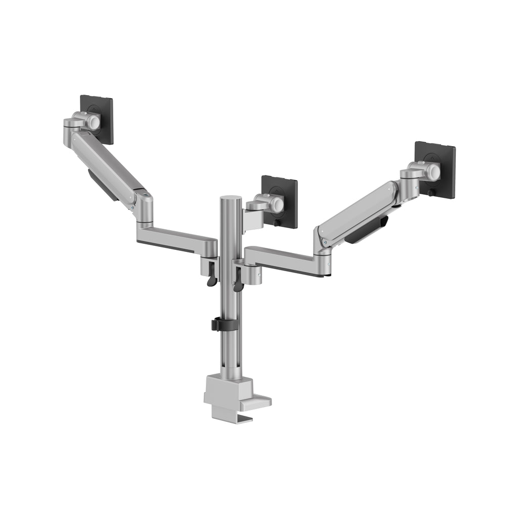 3IDEE® ONE Monitor Mount · 3 Monitors · Spring-Assisted · with Pole