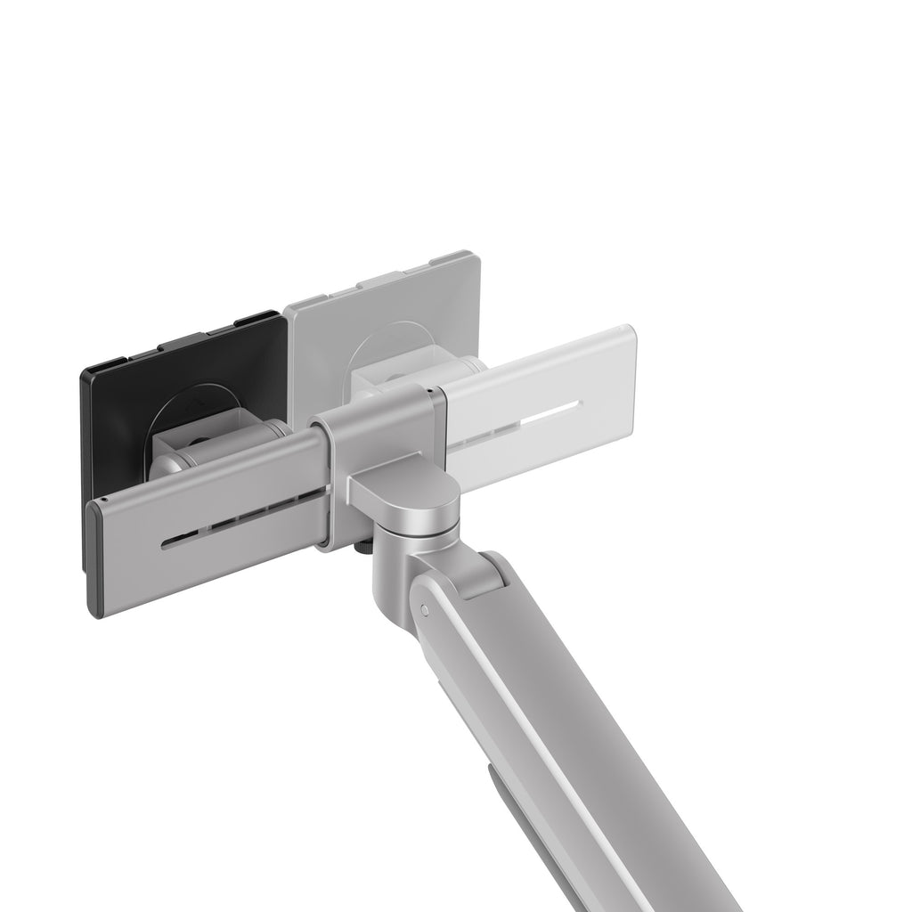 3IDEE® ONE Monitor Mount · 2 Monitors · long arm, sliding · with pole