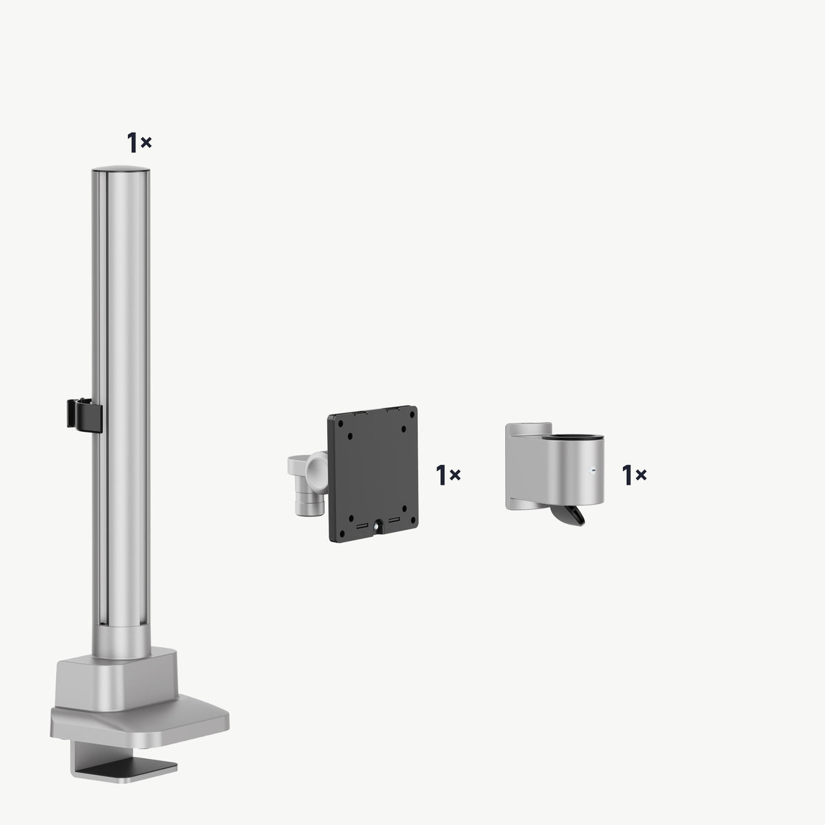 3IDEE® ONE Monitor Mount · 1 Monitor · compact · with pole