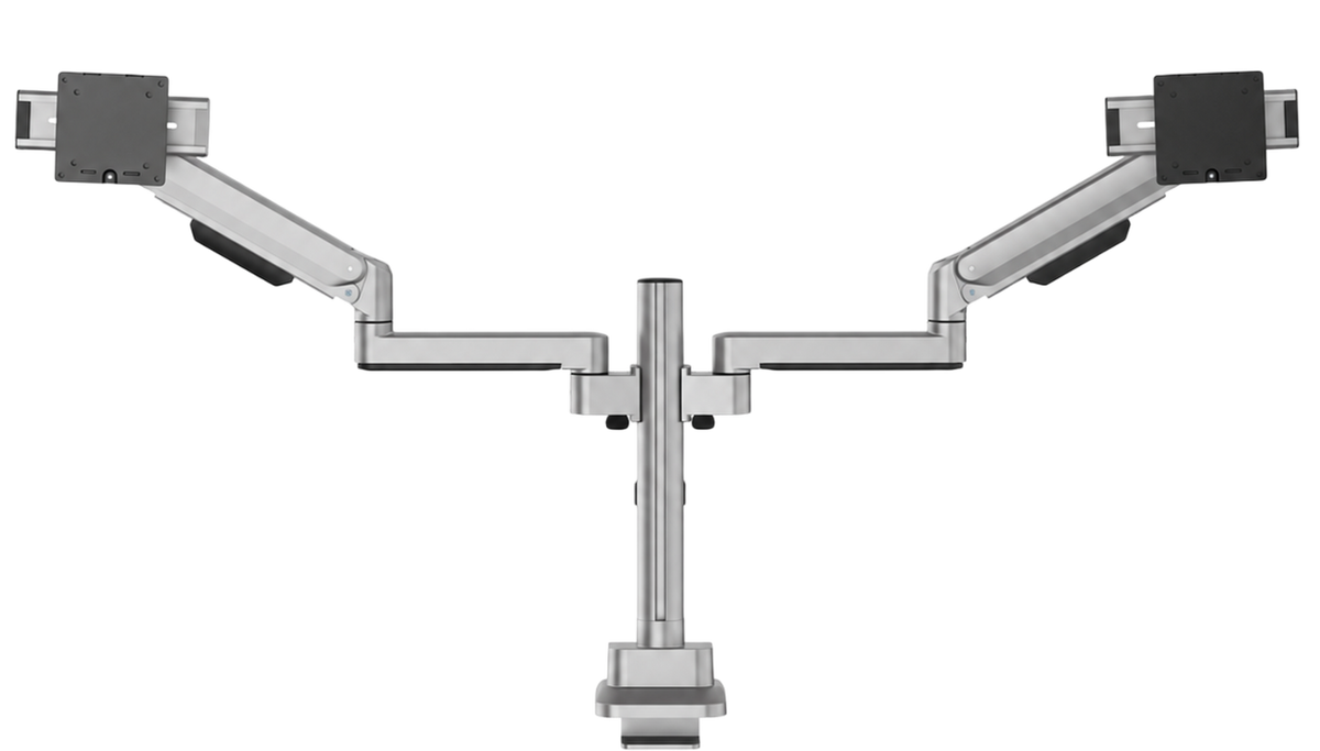 3IDEE® ONE Monitor Mount · 2 Monitors · spring-assisted, adjustable · with pole