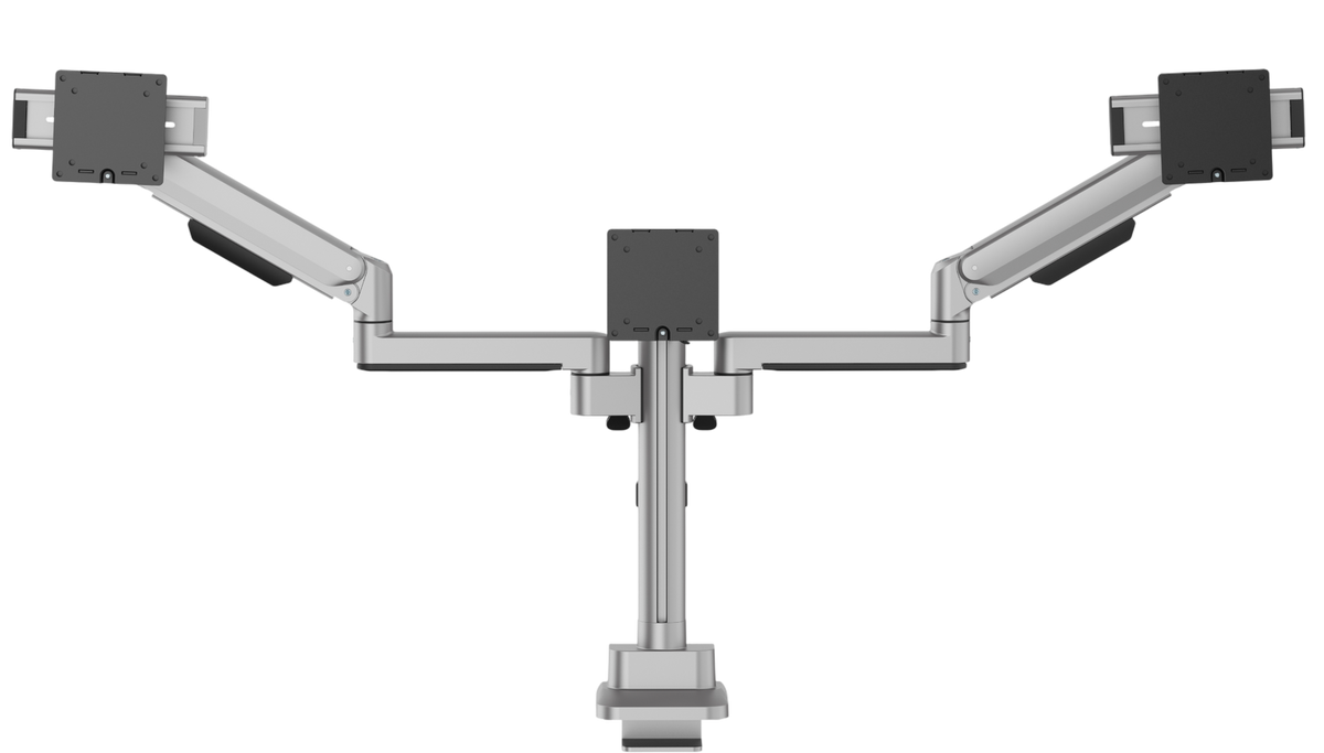 3IDEE® ONE Monitor Mount · 3 monitors · gas-spring assisted, adjustable · with pole