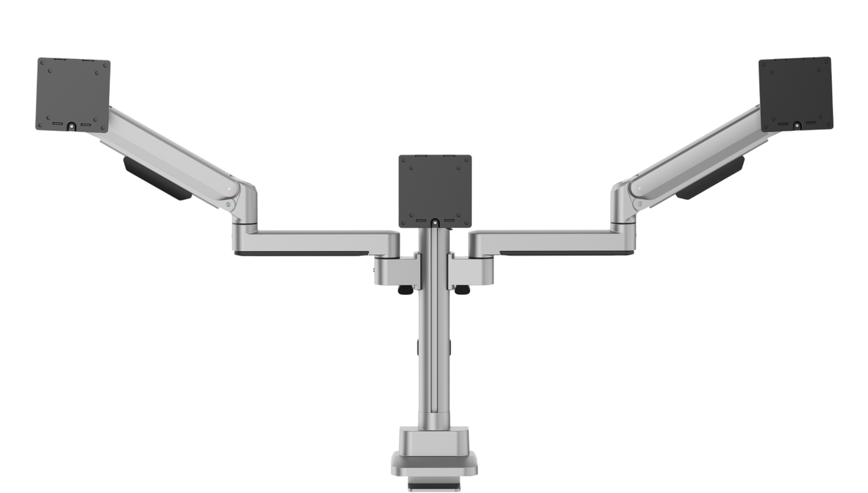 Drei Monitore nebeneinander